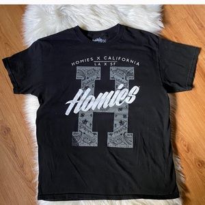 Homies X California unisex graphic t-shirt